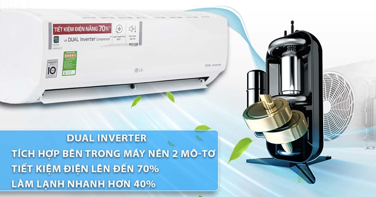 Điểm qua 5 tính năng của máy lạnh LG inverter