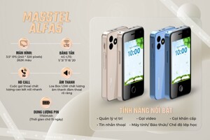 Điện thoại định vị trẻ em Masstel Alfa 5 giá hơn 1 triệu, bảo vệ học sinh an toàn từ xa
