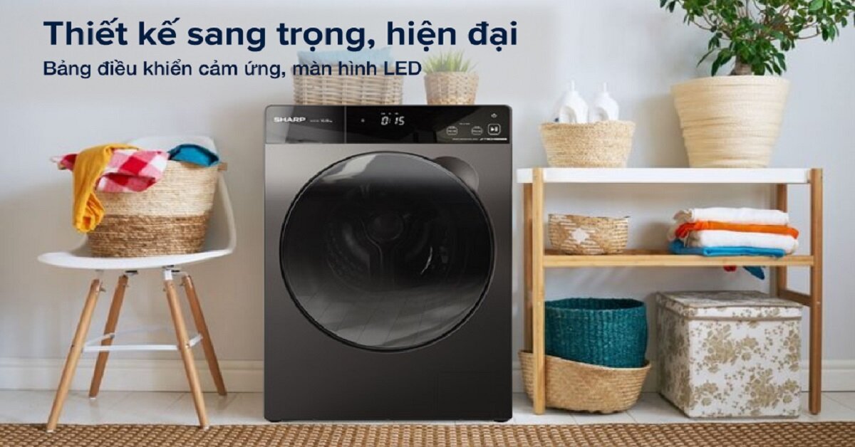 Điều gì cần cân nhắc khi mua máy giặt cửa ngang 10.5kg inverter Sharp ES-FK1054PV-S ?