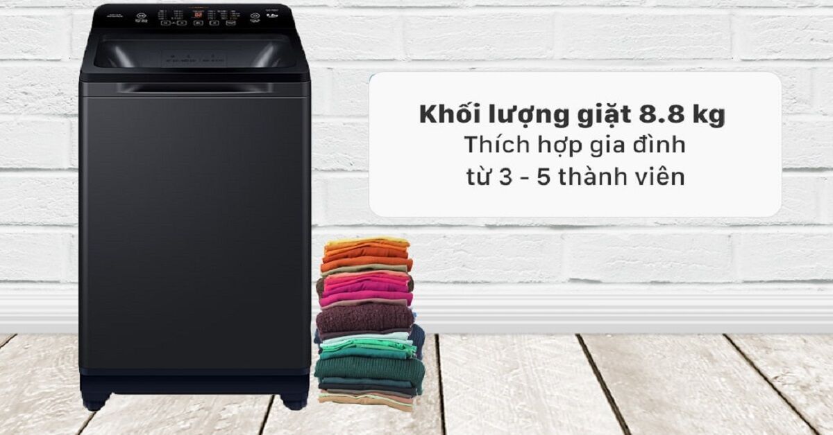 Điều gì làm nên tên tuổi máy giặt Aqua 8.8 kg AQW-FR88GT.BK?