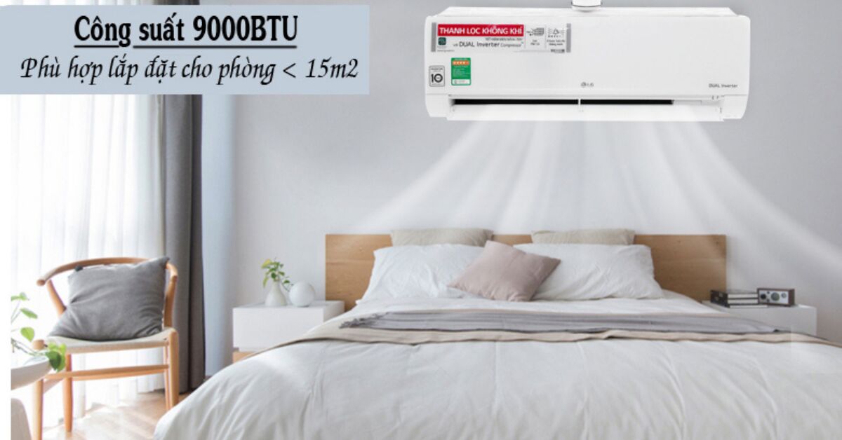 Điều hòa 9000 BTU là gì? Có tốn điện không? Loại nào tốt nhất?