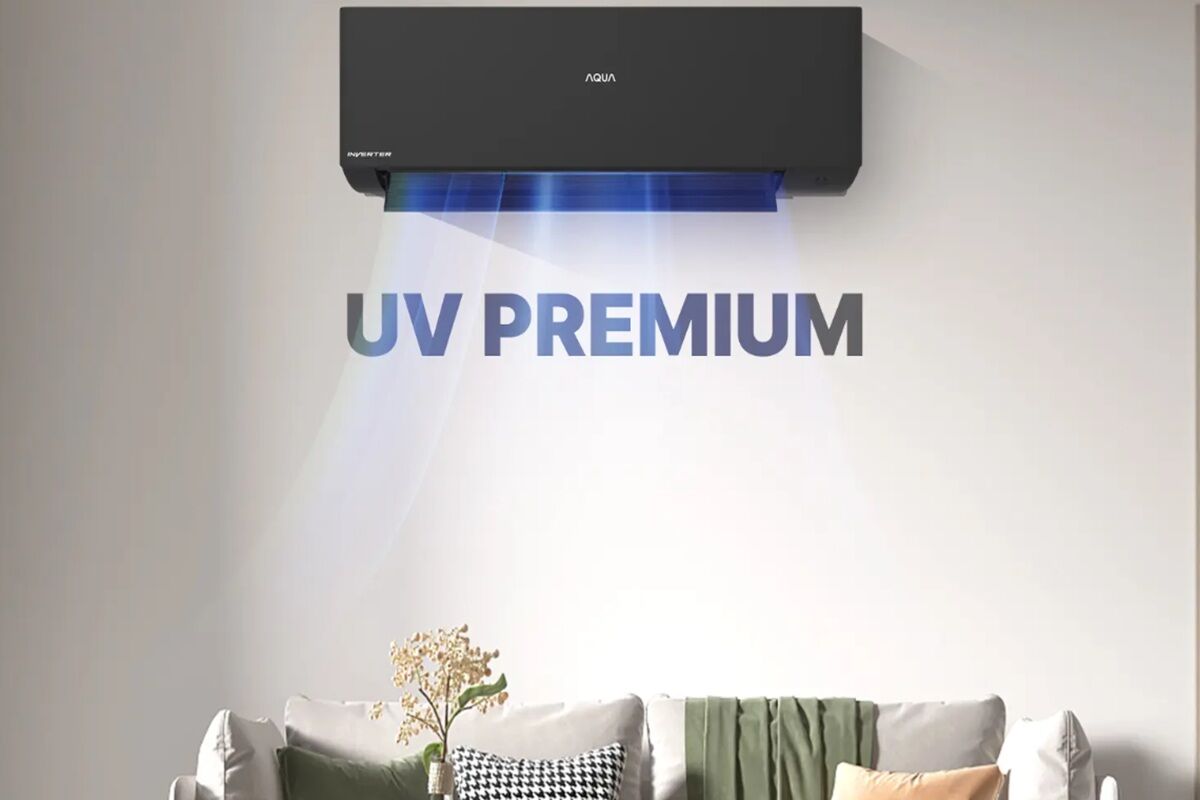 Điều hòa Aqua AQA-RUV10SAW siêu tiết kiệm điện, lại có diệt khuẩn bằng tia cực tím
