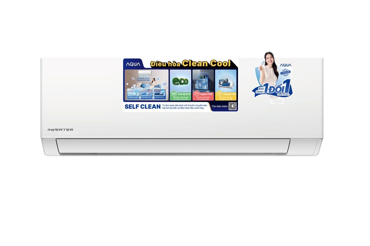 Điều hòa Aqua inverter AQA-RV13ME rất "ngon - bổ - rẻ" cho phòng 15 - 20m2 tại gia đình