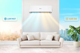 Điều hòa Casper QH-18IU36A giá cực rẻ, làm mát & sưởi ấm tốt, lại rất tiết kiệm điện!