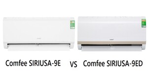 Điều hòa Comfee SIRIUSA-9E và Comfee SIRIUSA-9ED: giống khác nhau điểm nào?