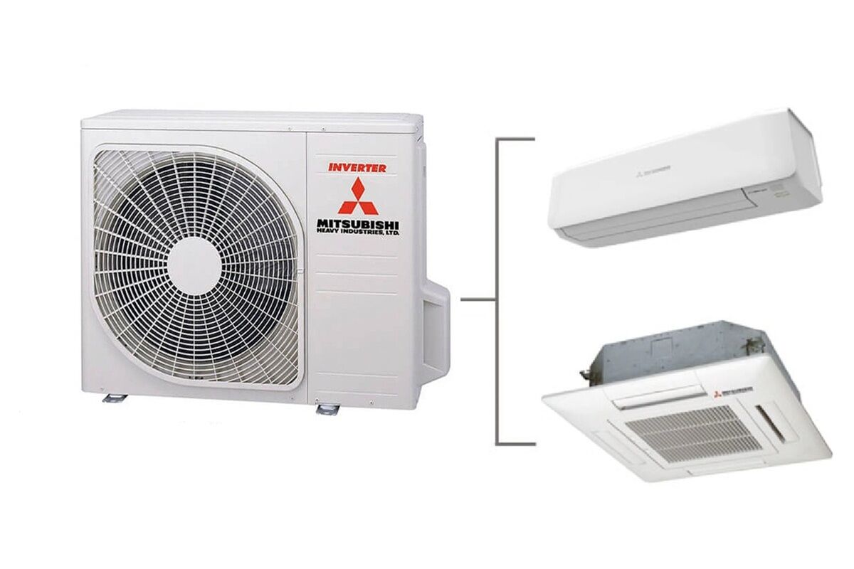 Điều hòa multi Mitsubishi Heavy SCM45ZS-S siêu tiết kiệm điện, làm mát hiệu quả căn hộ 2 phòng!