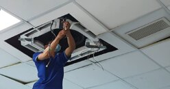 Điều hòa Panasonic S-3448PU3HA/U-48PRH1H5 vệ sinh có khó không? Tự làm tại nhà được không?