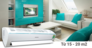 Điều hòa Samsung 12000BTU cho phòng bao nhiêu m2? Gợi ý 3 mẫu phù hợp cho căn phòng 20m2