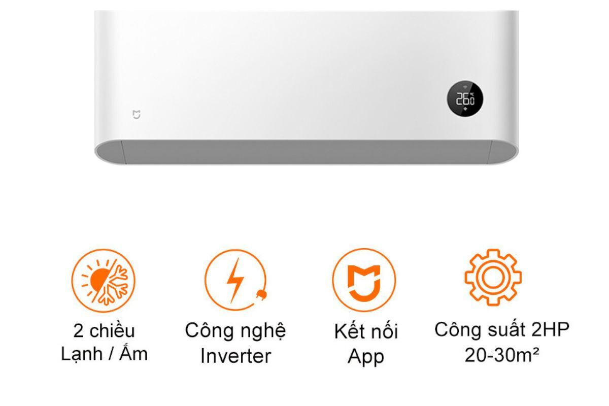 Điều hòa Xiaomi 18000 BTU 2 chiều inverter KFR-50GW/N1A3 - thiết bị "2 trong 1", lại tiết kiệm điện
