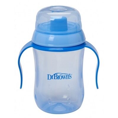 Đồ dùng ăn dặm Dr.Brown 942 - Bình tập uống nhựa PP, 270ml