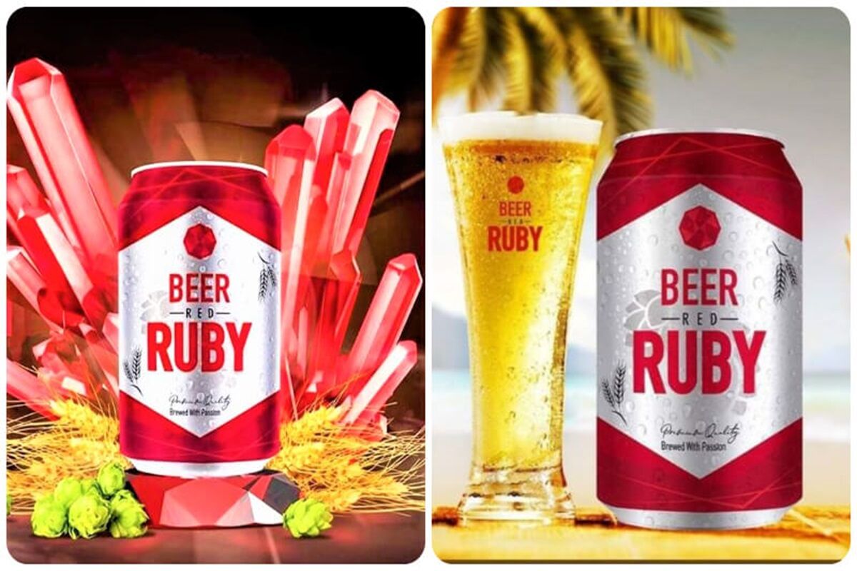 Dòng bia Ruby hương vị đặc sắc, giá cả bình dân cho Tết 2025