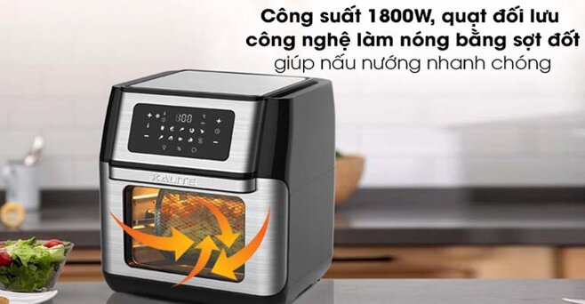 nồi chiên không dầu vuông