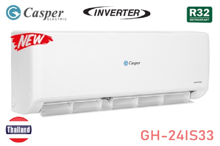 điều hòa Casper 24000 BTU 2 chiều Inverter GH-24IS33 gas R-32