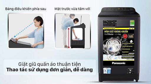 3 mẫu máy giặt Panasonic cửa trên giá tốt nhất năm 2021