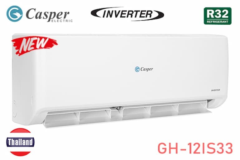 Giá điều hòa Casper 12000 BTU 2 chiều Inverter GH-12IS33 hiện nay