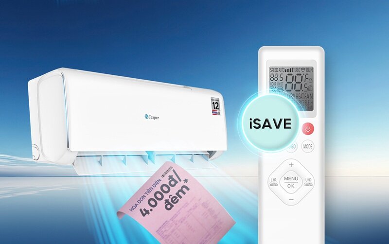 Cách sử dụng các chế độ trên điều hòa Casper JC-12IU36 đời mới 2025