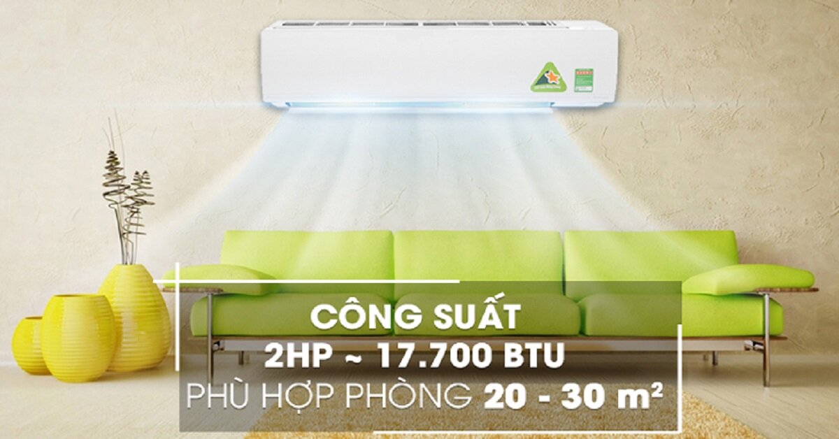 Dùng điều hòa trong gia đình: Nên mua máy lạnh 1 ngựa hay 2 ngựa?