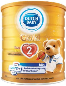 Dutch Lady Gold Step 2 – Phát triển trí não toàn diện cho bé