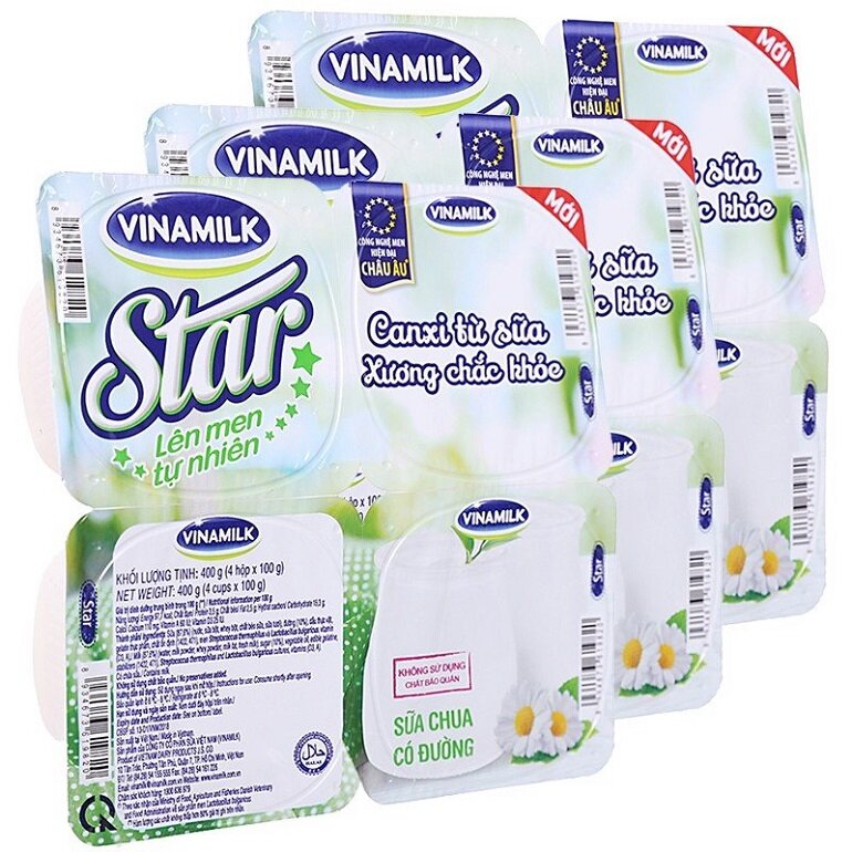 Sữa chua Vinamilk Star hương vị tự nhiên