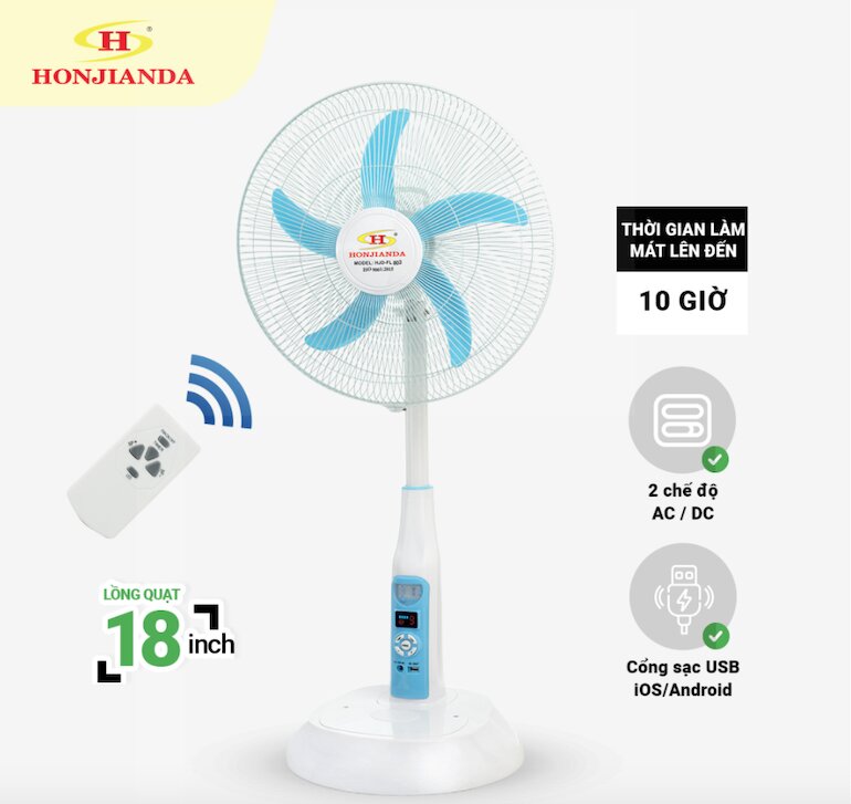 Quạt tích điện HONJIANDA HJD - FL 803