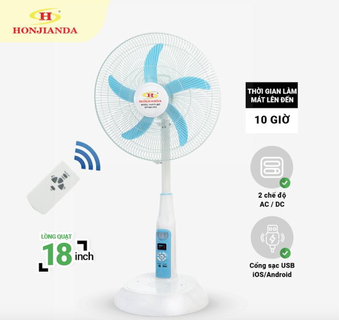 Quạt tích điện HONJIANDA HJD - FL 803