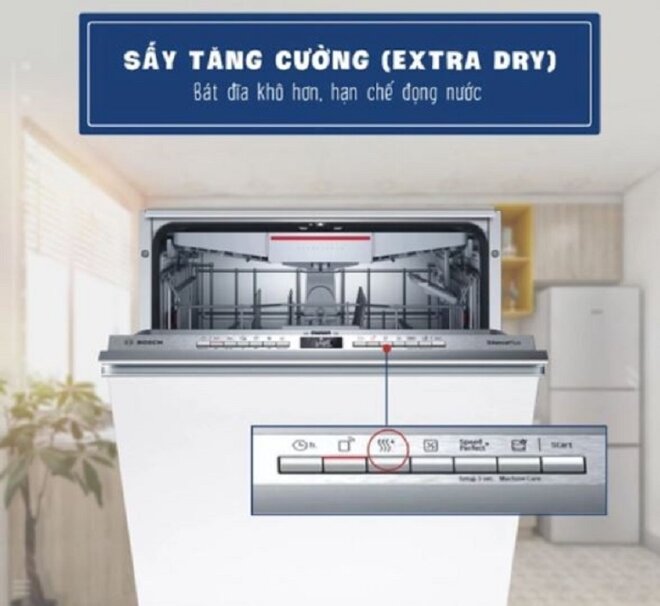 Review tinh nang may rua bat am tu Bosch SGV4HCX48