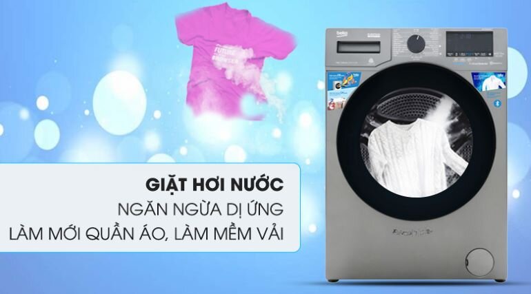 Máy giặt Beko Inverter 9 kg WCV9749XMST