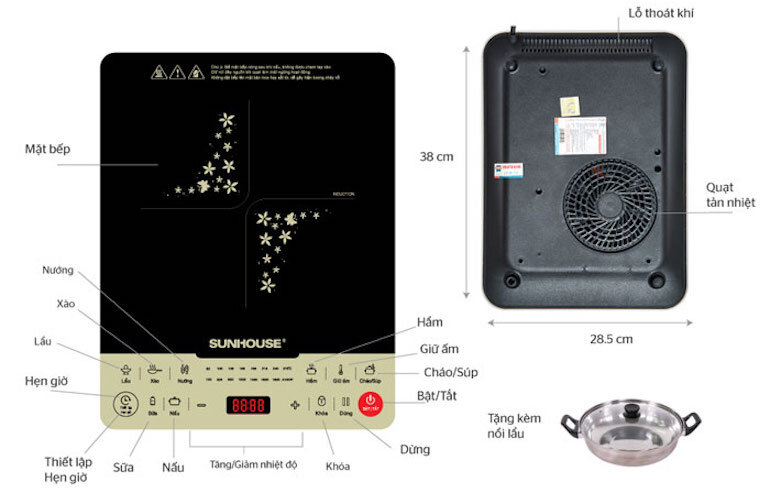 Đa chức năng, nhiều chế độ nấu