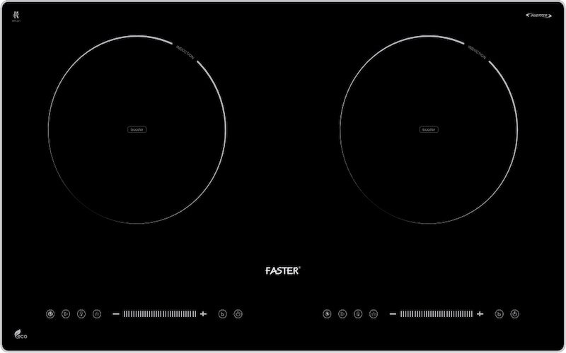 Bếp từ âm 2 vùng nấu Faster FS 389I sang trọng, hiện đại, tiết kiệm điện