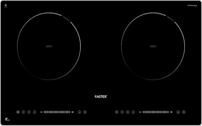 Bếp từ âm 2 vùng nấu Faster FS 389I sang trọng, hiện đại, tiết kiệm điện