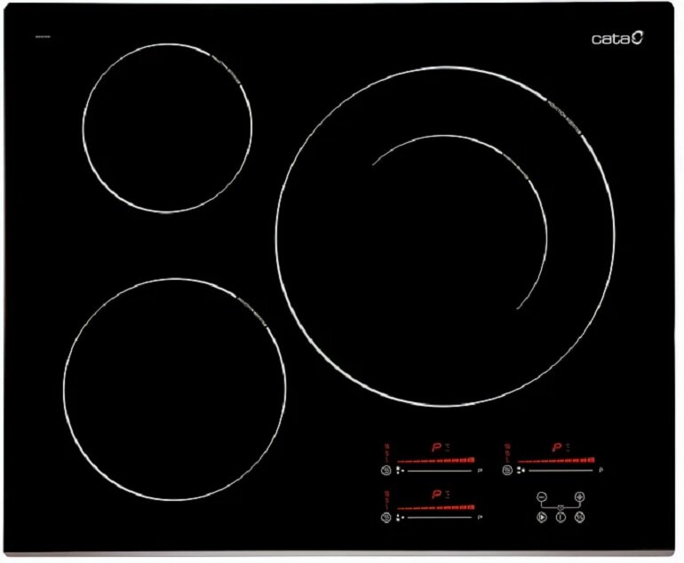Bếp từ âm 3 vùng nấu Cata INSB 6032