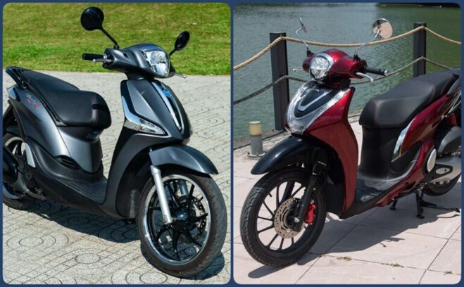 SH Mode 2022 và Piaggio Liberty 2022