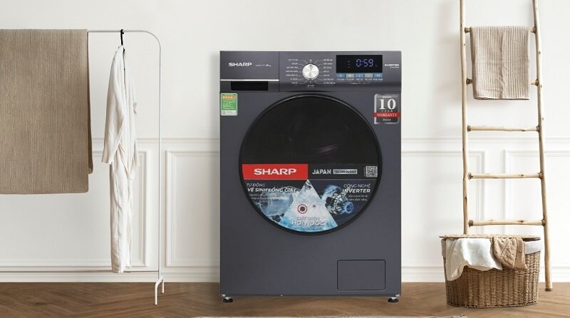 máy giặt Sharp Inverter 11 kg ES-FM110CB