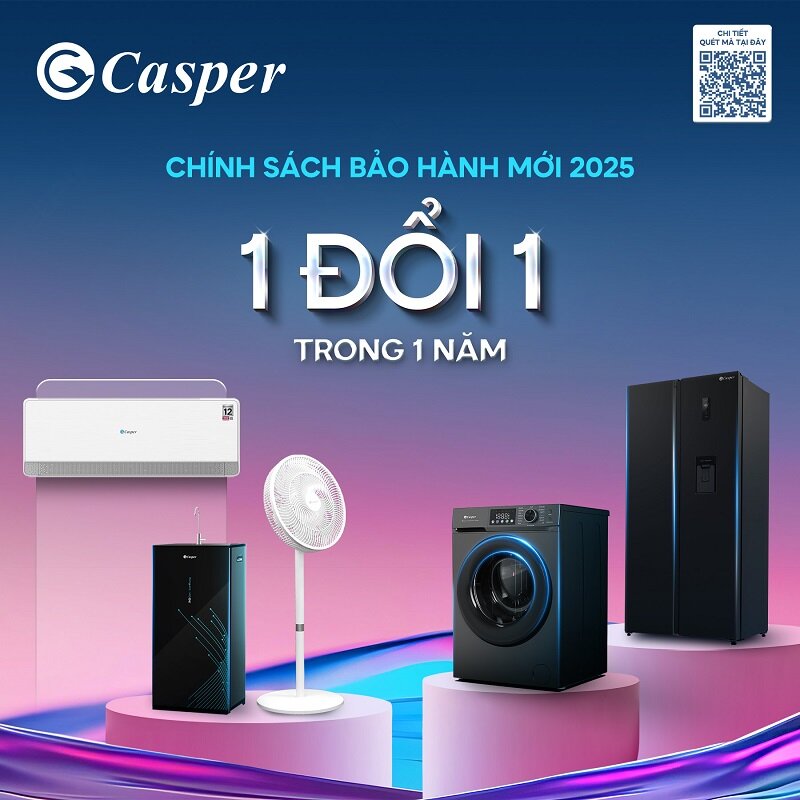 Chính sách bảo hành điều hòa Casper mới nhất năm 2025 người dùng cần biết