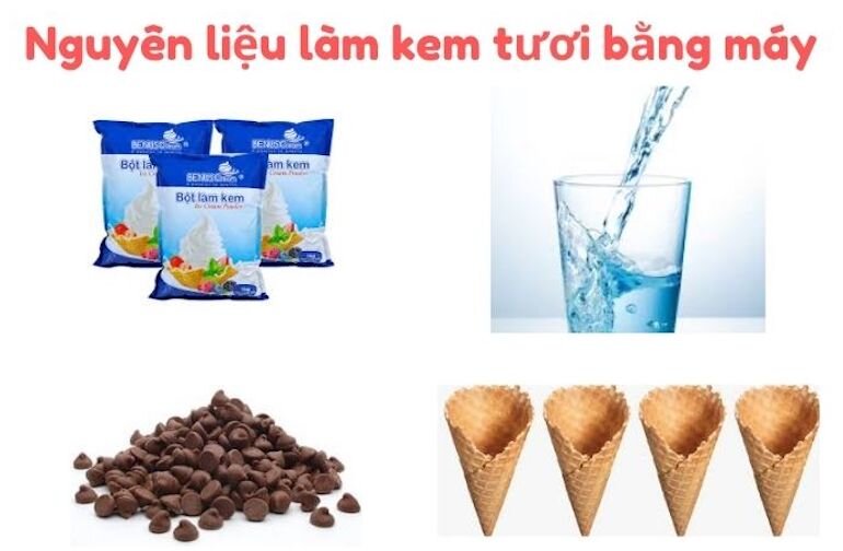 Chọn mua bột làm kem với chất lượng tốt