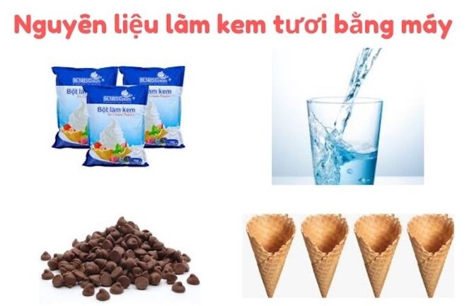 Chọn mua bột làm kem với chất lượng tốt