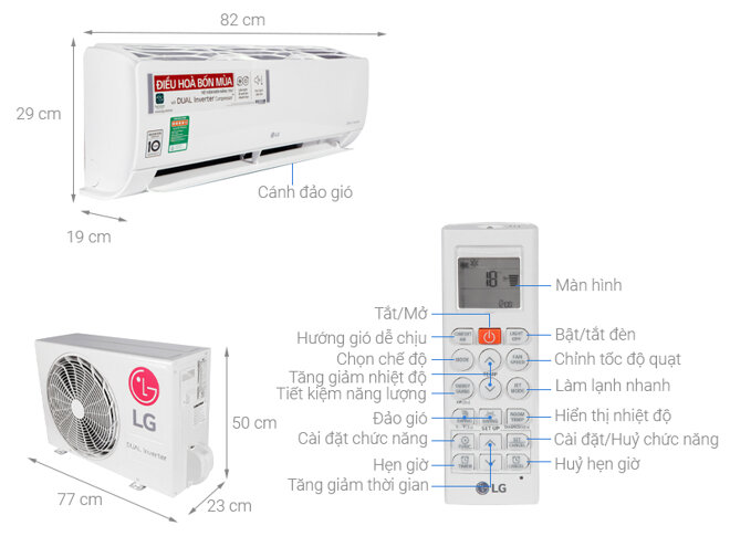 Điều hòa LG B13END