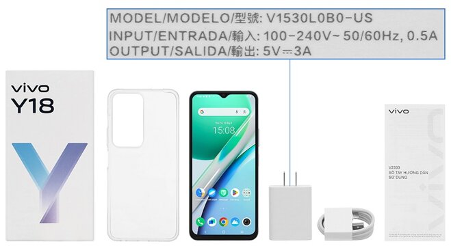 Điện thoại Vivo Y18 giá siêu rẻ vẫn sở hữu camera 50MP, cấu hình khủng!