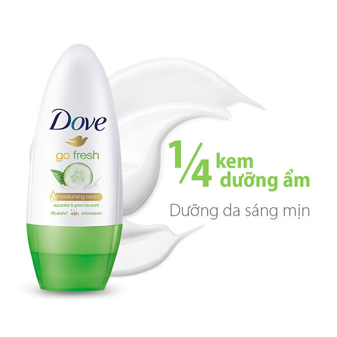 Lăn khử mùi nữ dove advanced care go fresh