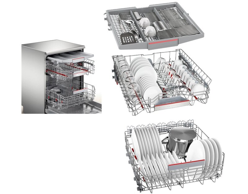 Bosch SMS6ZCI49E giá đang rất ngon, máy rửa bát 14 bộ có sấy Zeolith, vận hành êm