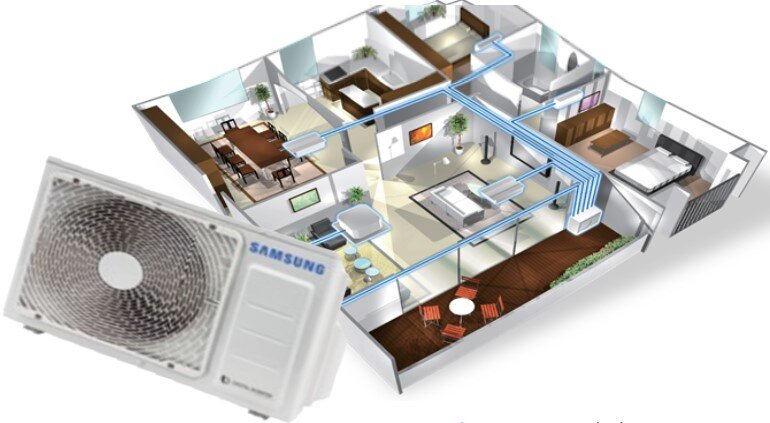 Khả năng kết nối dàn lạnh bị hạn chế với căn hộ nhiều phòng