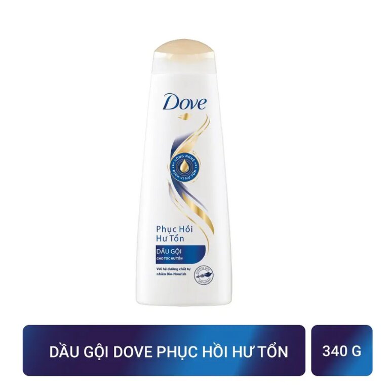 Dầu xả Dove phục hồi hư tổn sử dụng cho loại tóc nào?