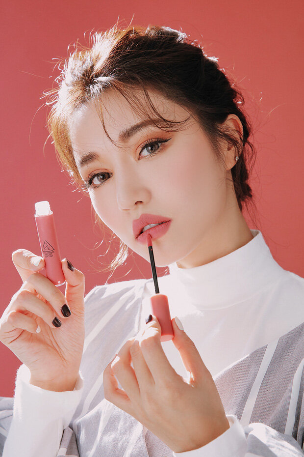 Bảng màu son kem 3CE Velvet Lip Tint