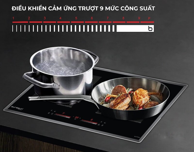 Eurosun T779Pro trang bị bảng điều khiển dạng trượt rất nhạy và mượt mà