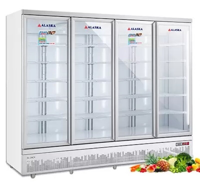 Thiết kế hiện đại của tủ mát Alaska 4 cánh 2400 lít SL-24C4