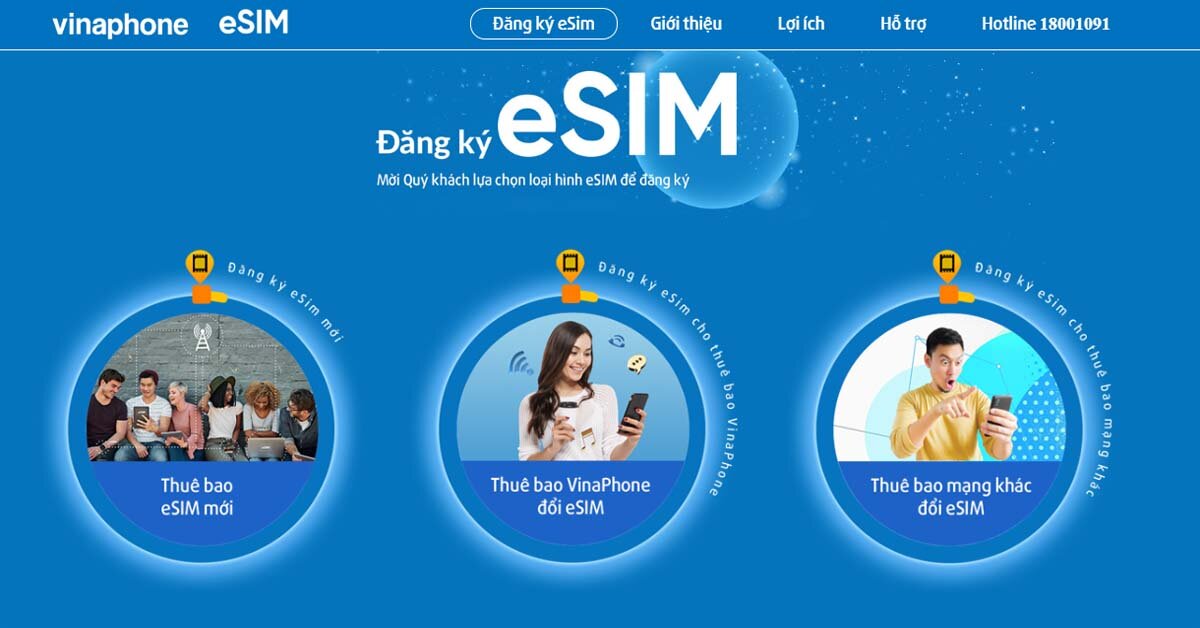 eSIM Vinaphone giá bao nhiêu tiền và đăng ký mua ở đâu?
