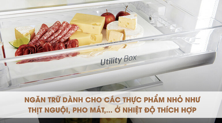 Tủ lạnh LG trang bị công nghệ DoorCooling nên giữ được giá trị dinh dưỡng thực phẩm.
