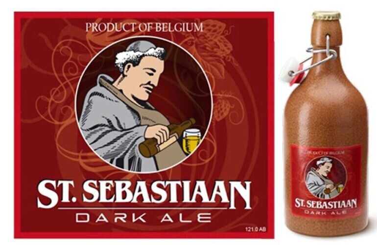 Bia ST.Sebastiaan Dark Ale của Bỉ - Giá khoảng: 230.000 vnd/ chai 500ml