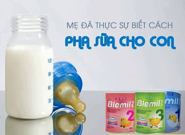 Pha sữa Blemil