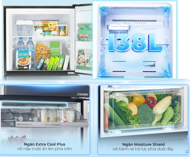 5 điểm nổi bật khiến tủ lạnh Sharp SJ-XP500AE là lựa chọn thực dụng cho gia đình